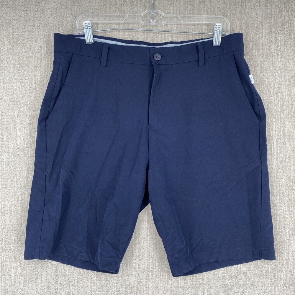 Onia Versatility Short Mens 31 Navy Blue Stretch Hybrid Performance Chino 9"